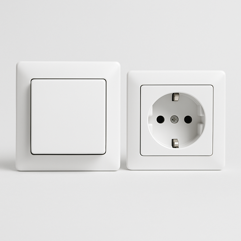 Prise Double 2P+T – Blanche